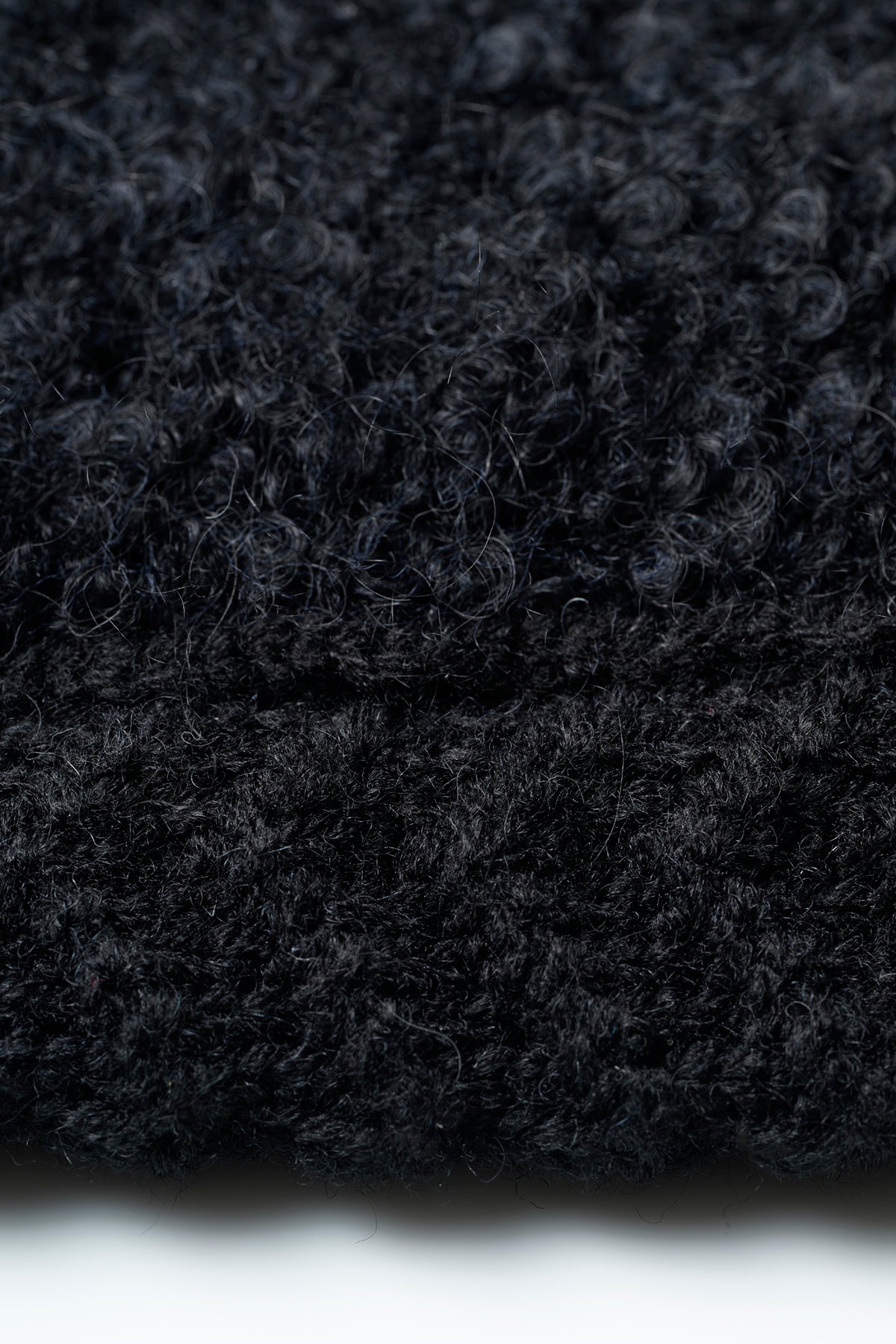 WOOL PILE KNIT CARDIGAN