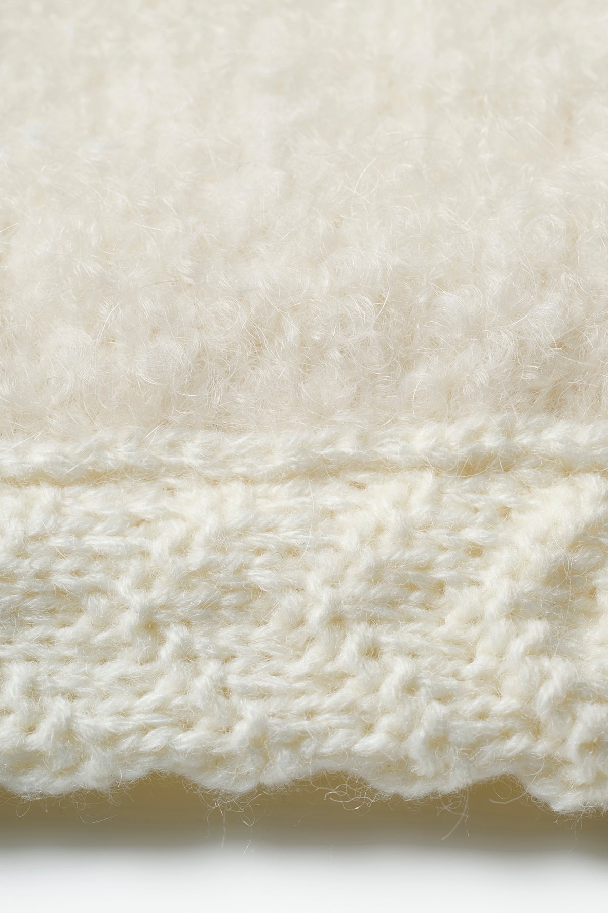 WOOL PILE KNIT CARDIGAN