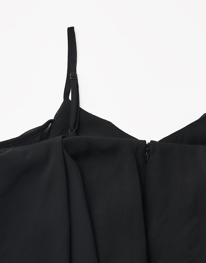 CHIFFON TIERED DRESS