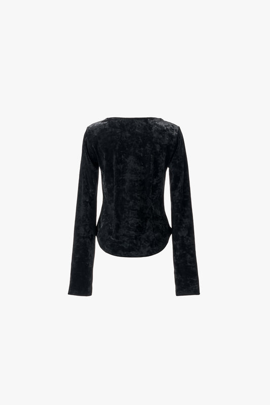 FRAME VELOURS TOP