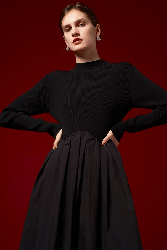 EMBLEM FLARE DRESS