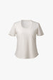 TIMELESS SILKY U-NECK TEE