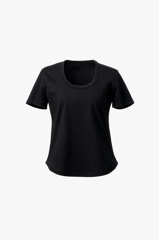 TIMELESS SILKY U-NECK TEE