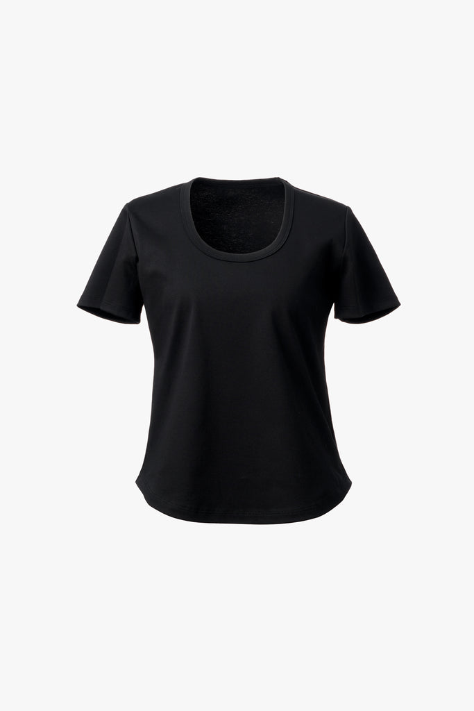 TIMELESS SILKY U-NECK TEE