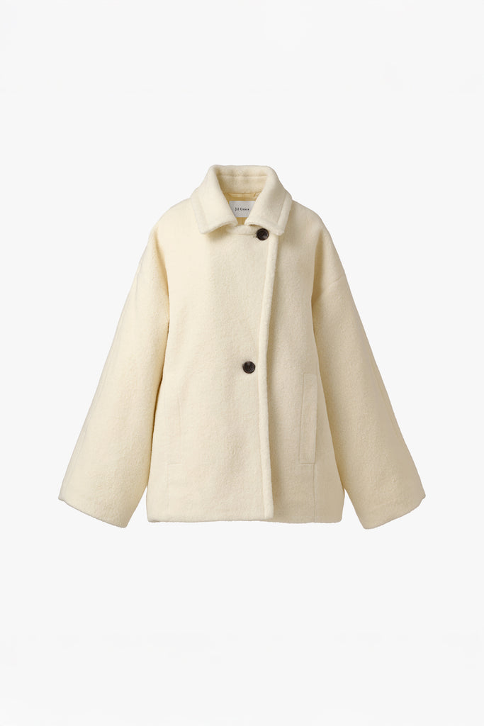 COCOON BOA COAT