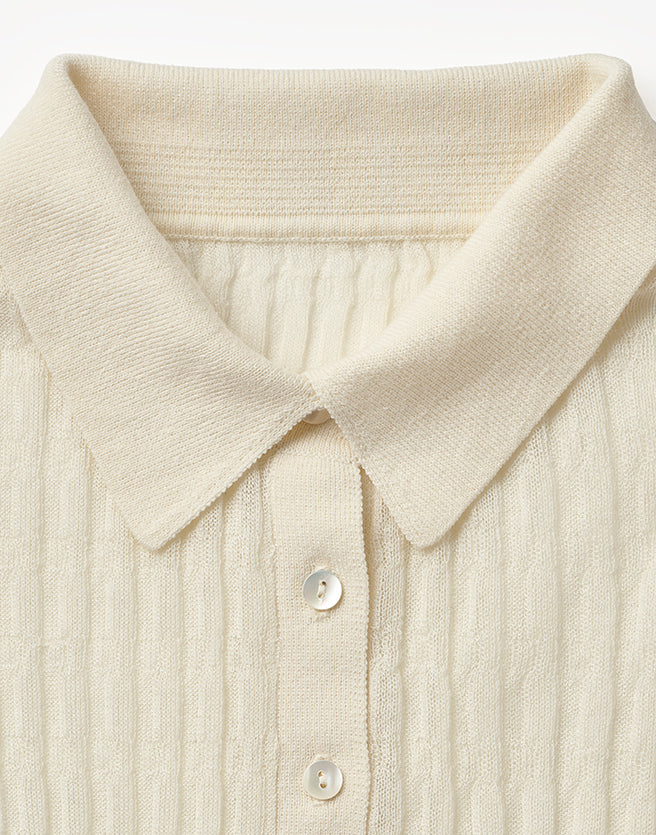 KNIT COMBI DRESS