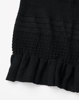KNIT COMBI DRESS