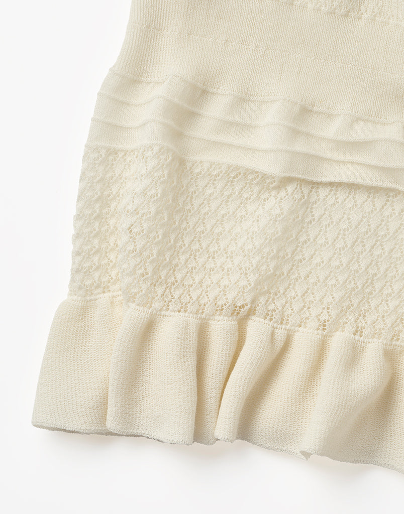 KNIT COMBI DRESS
