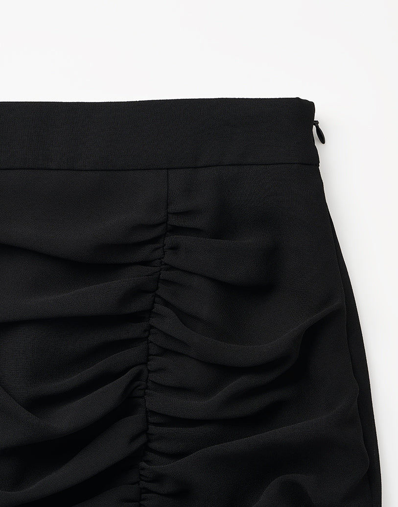 CHIFFON DRAPE SKIRT