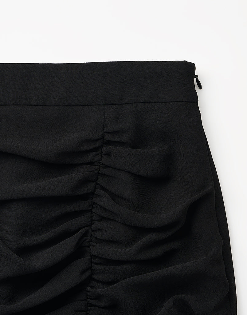 CHIFFON DRAPE SKIRT
