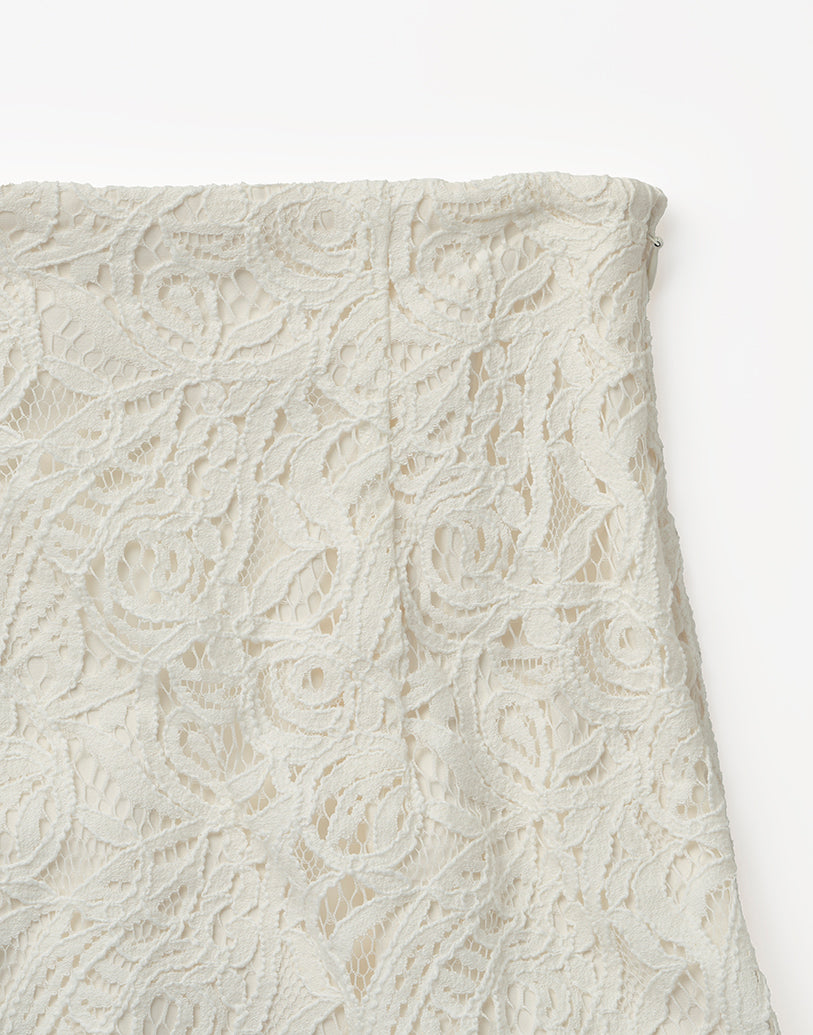CONTOUR LACE SKIRT