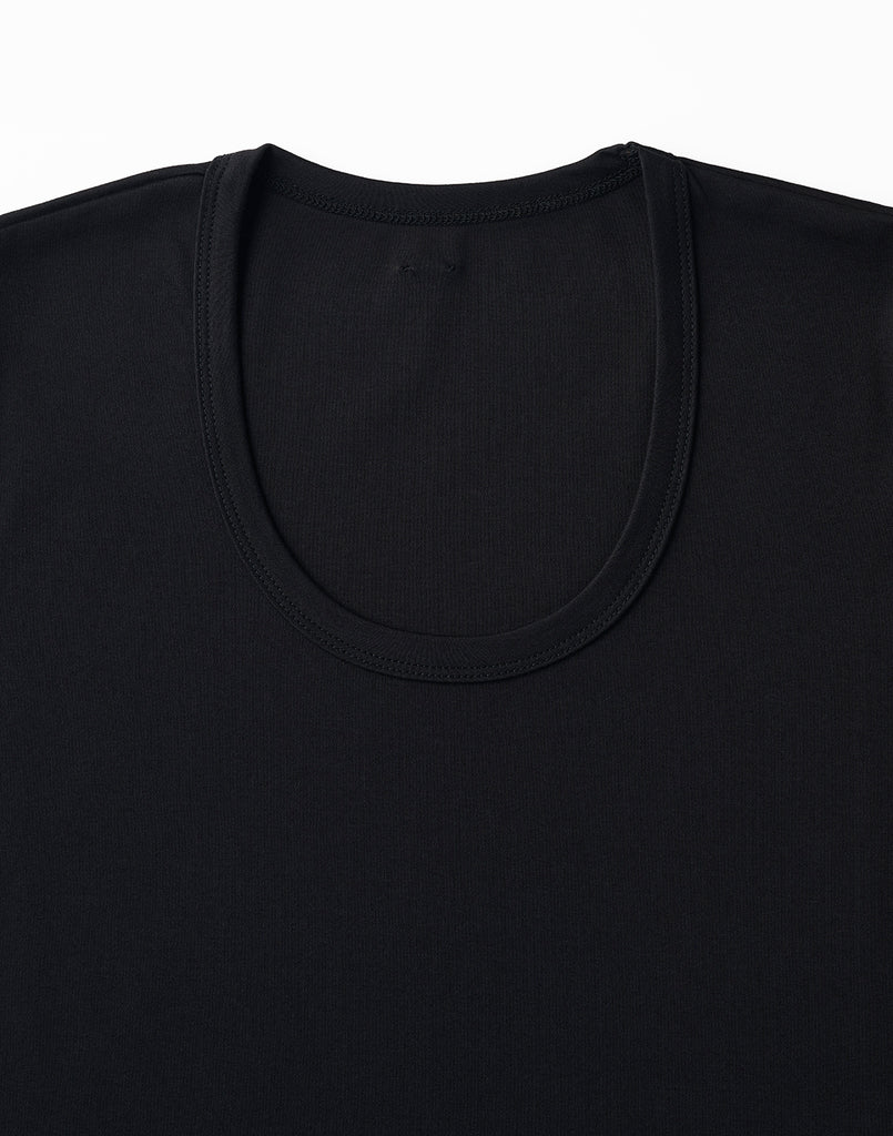 TIMELESS SILKY U-NECK TEE