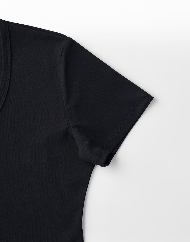 TIMELESS SILKY U-NECK TEE