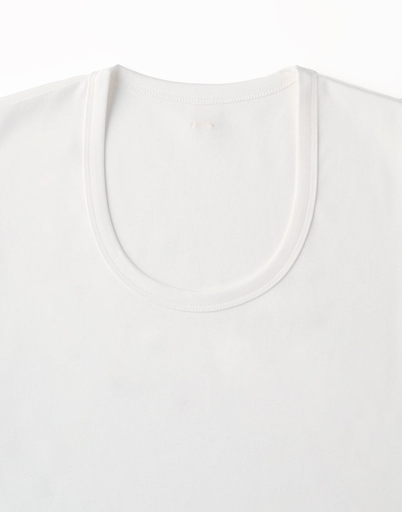 TIMELESS SILKY U-NECK TEE