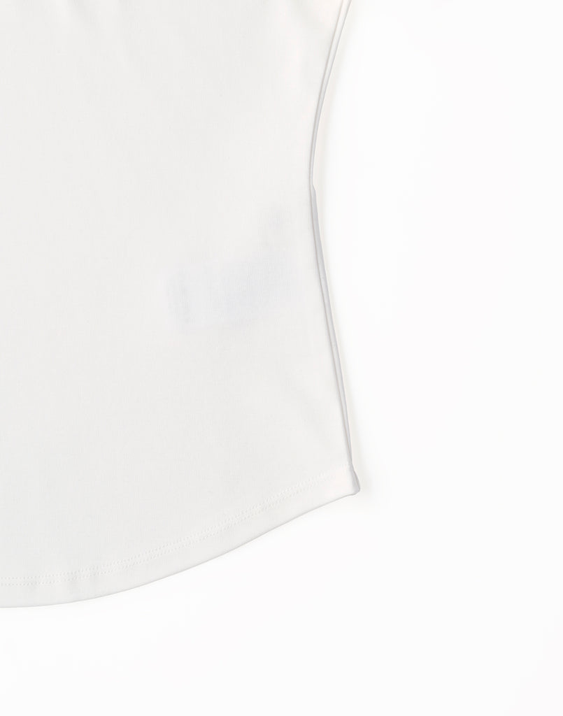 TIMELESS SILKY U-NECK TEE