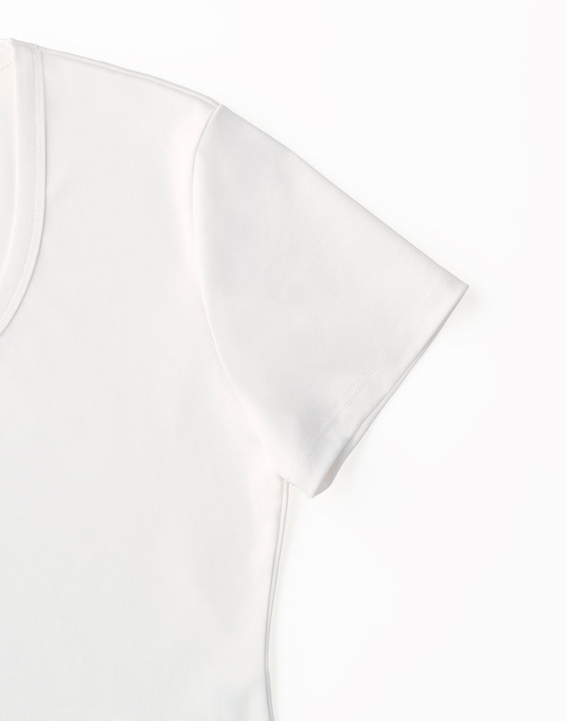TIMELESS SILKY U-NECK TEE