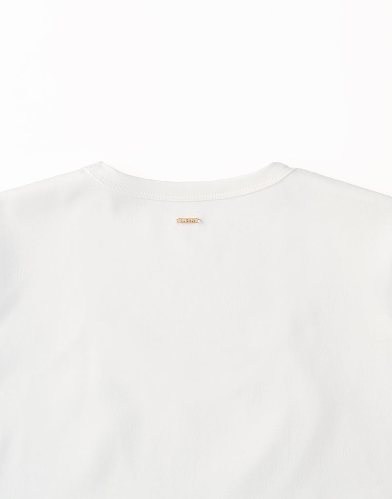 TIMELESS SILKY U-NECK TEE