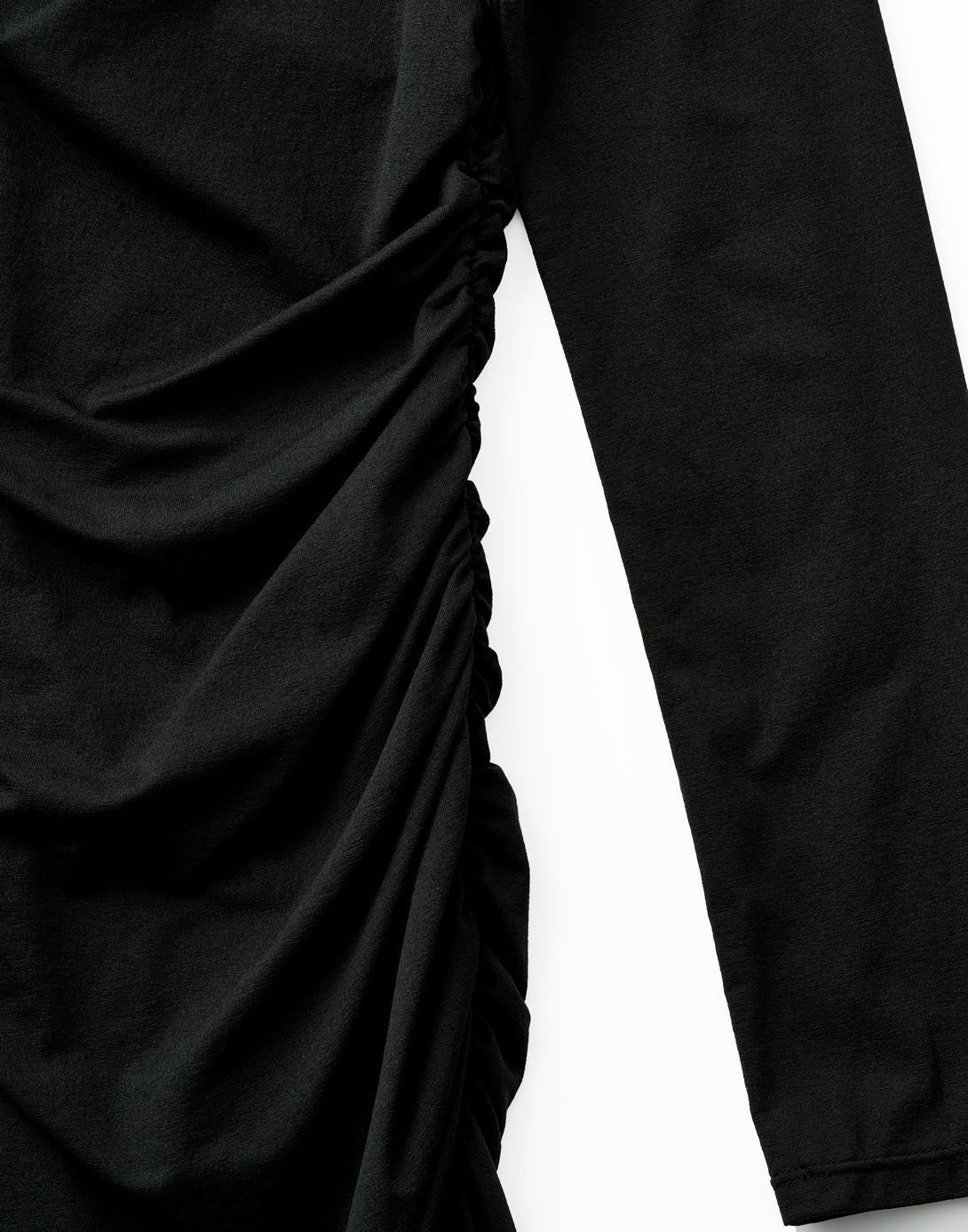 CASCADE DRAPE DRESS