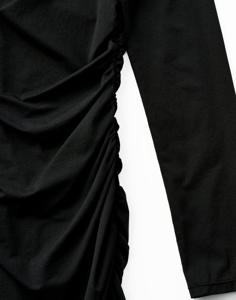 CASCADE DRAPE DRESS