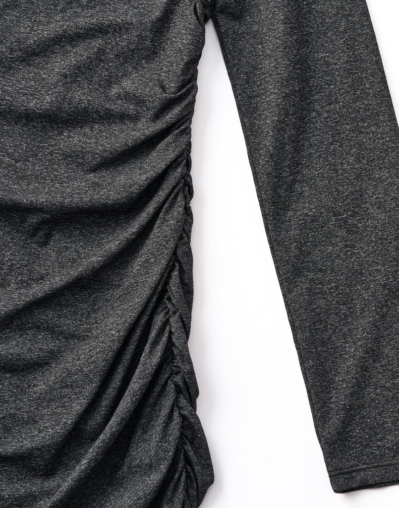 CASCADE DRAPE DRESS
