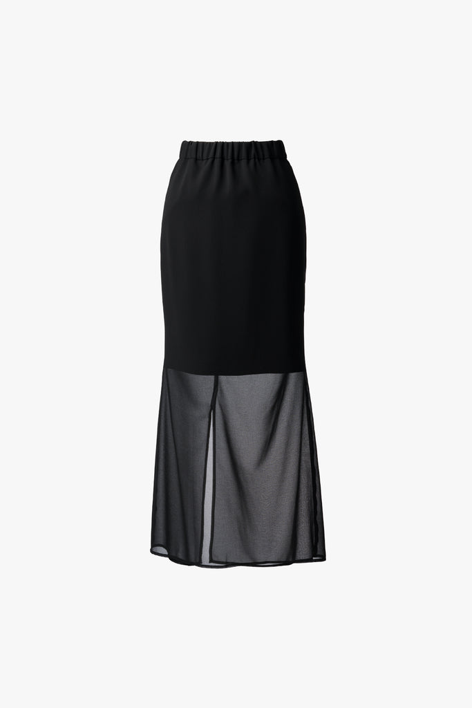 CHIFFON DRAPE SKIRT