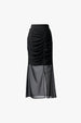 CHIFFON DRAPE SKIRT