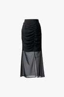 CHIFFON DRAPE SKIRT