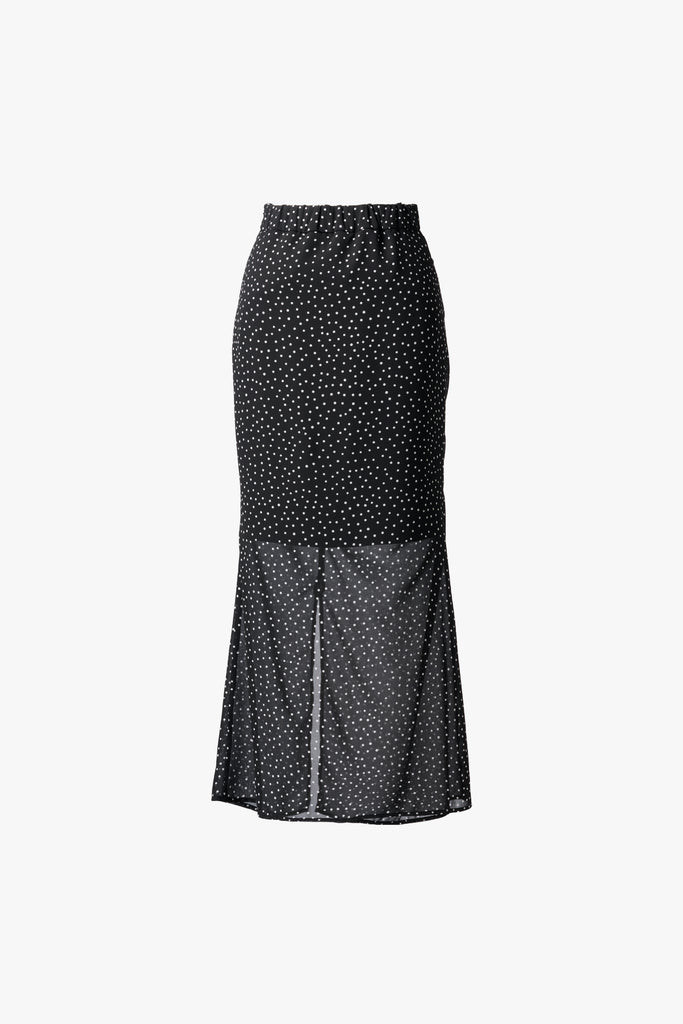 CHIFFON DRAPE SKIRT