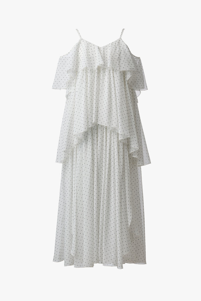 CHIFFON TIERED DRESS