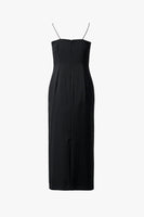 CURVE SATIN DRESS