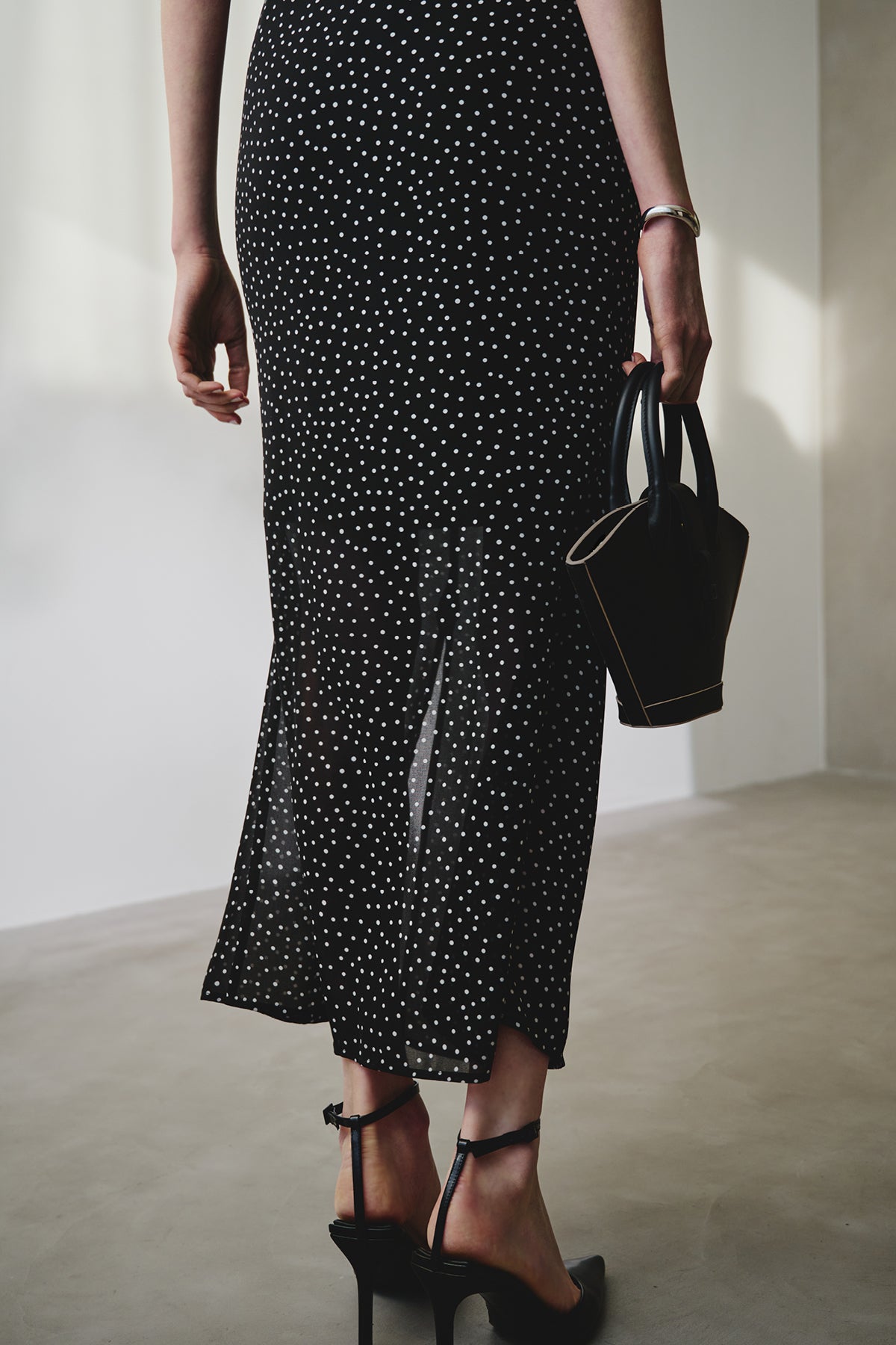 CHIFFON DRAPE SKIRT