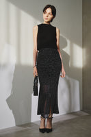 CHIFFON DRAPE SKIRT