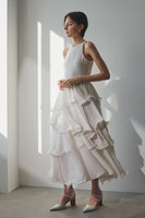 TIERED COMBI DRESS
