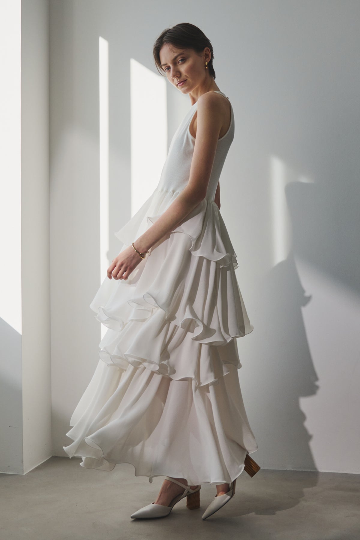 TIERED COMBI DRESS