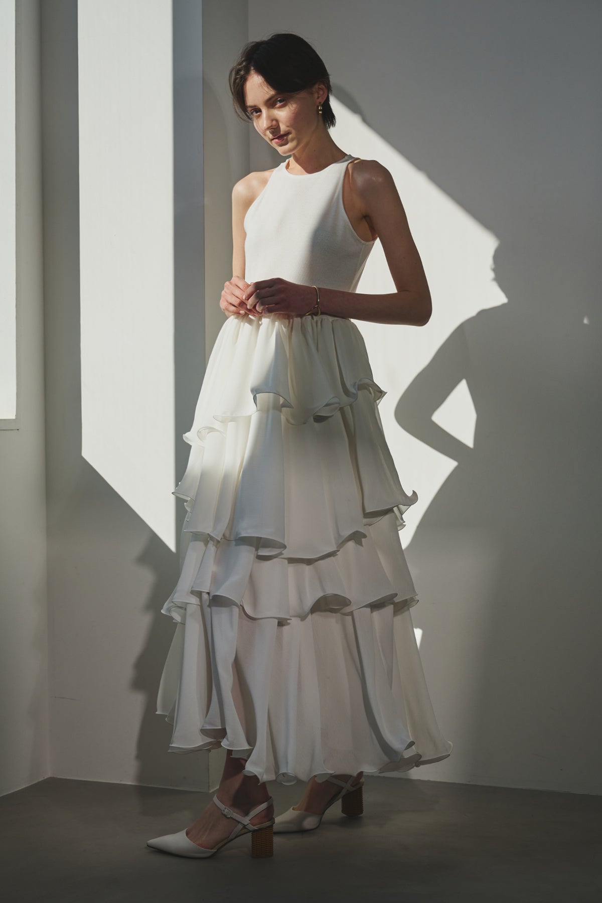 TIERED COMBI DRESS