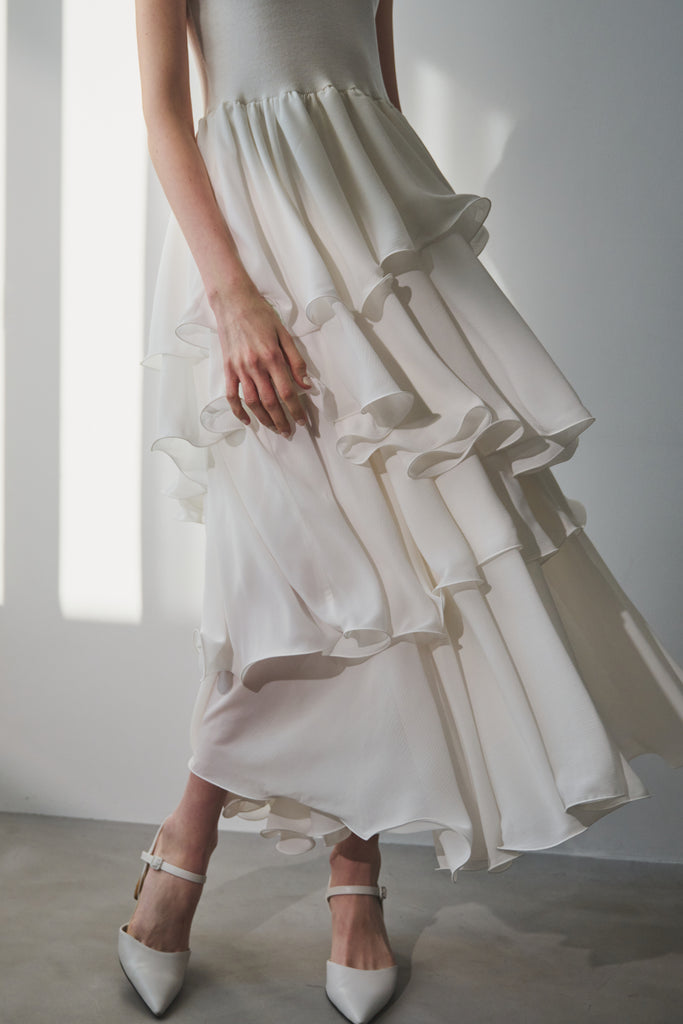 TIERED COMBI DRESS