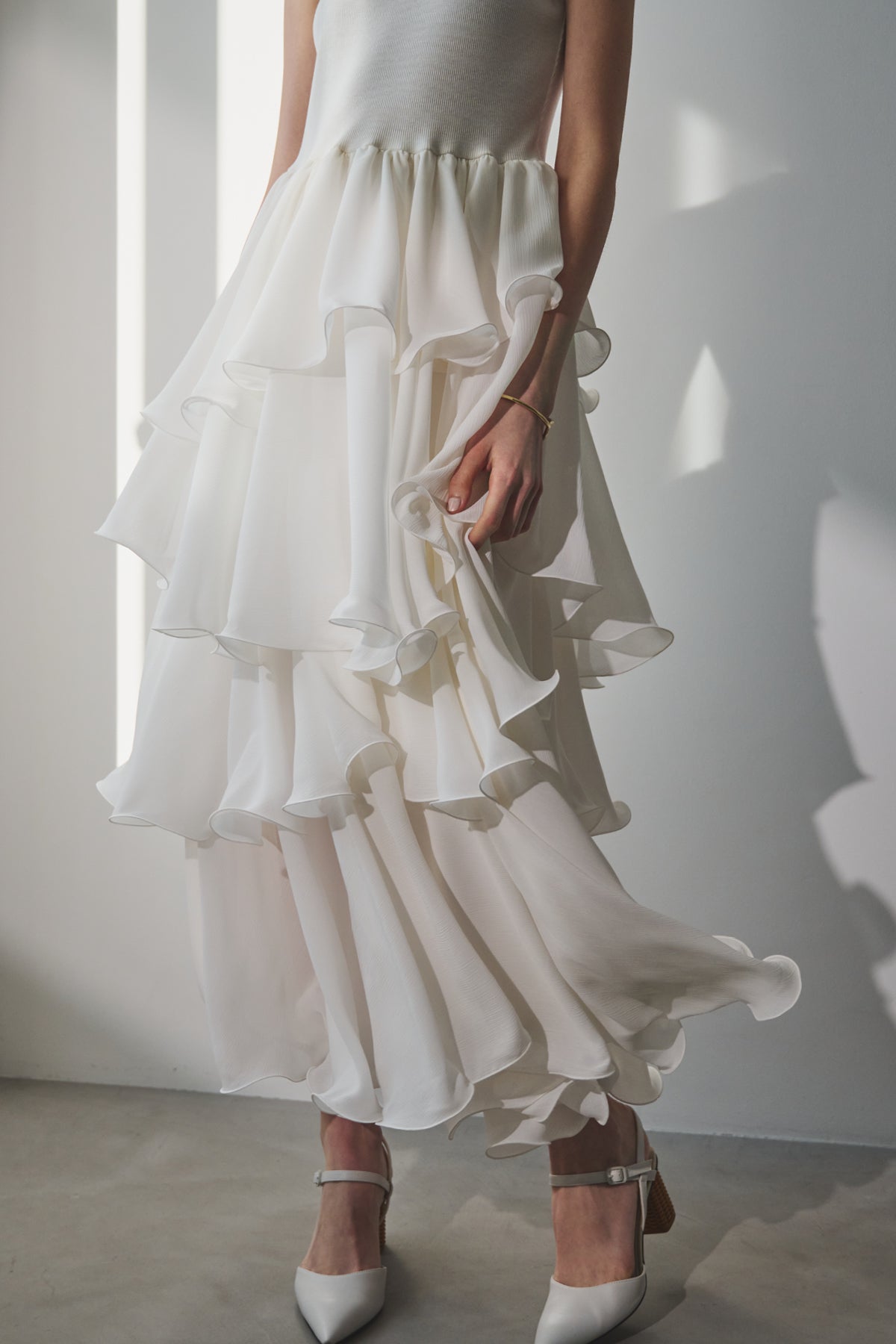 TIERED COMBI DRESS