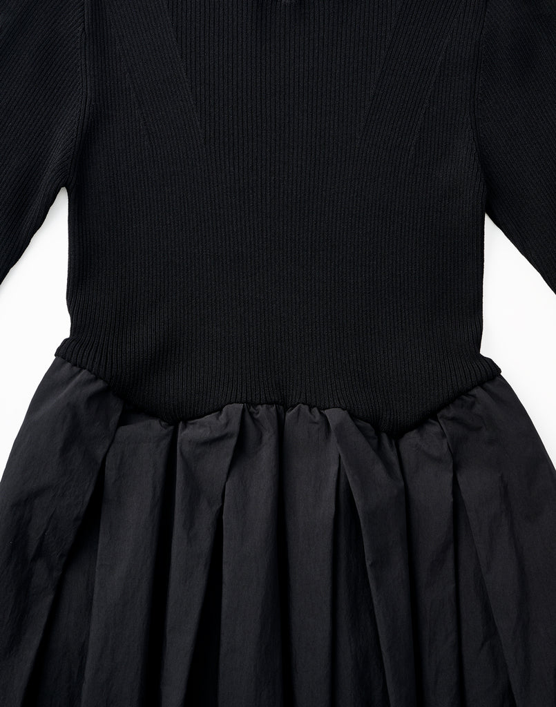 EMBLEM FLARE DRESS