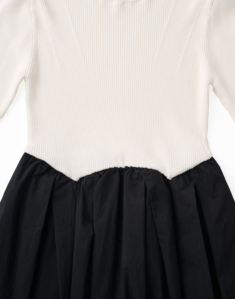 EMBLEM FLARE DRESS
