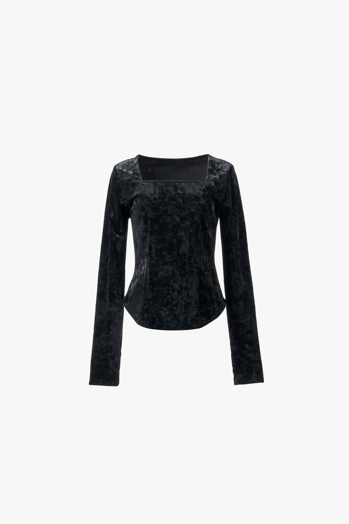 FRAME VELOURS TOP