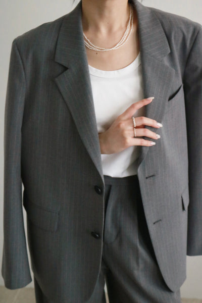 TIMELESS SILKY U-NECK TEE スナップ 5