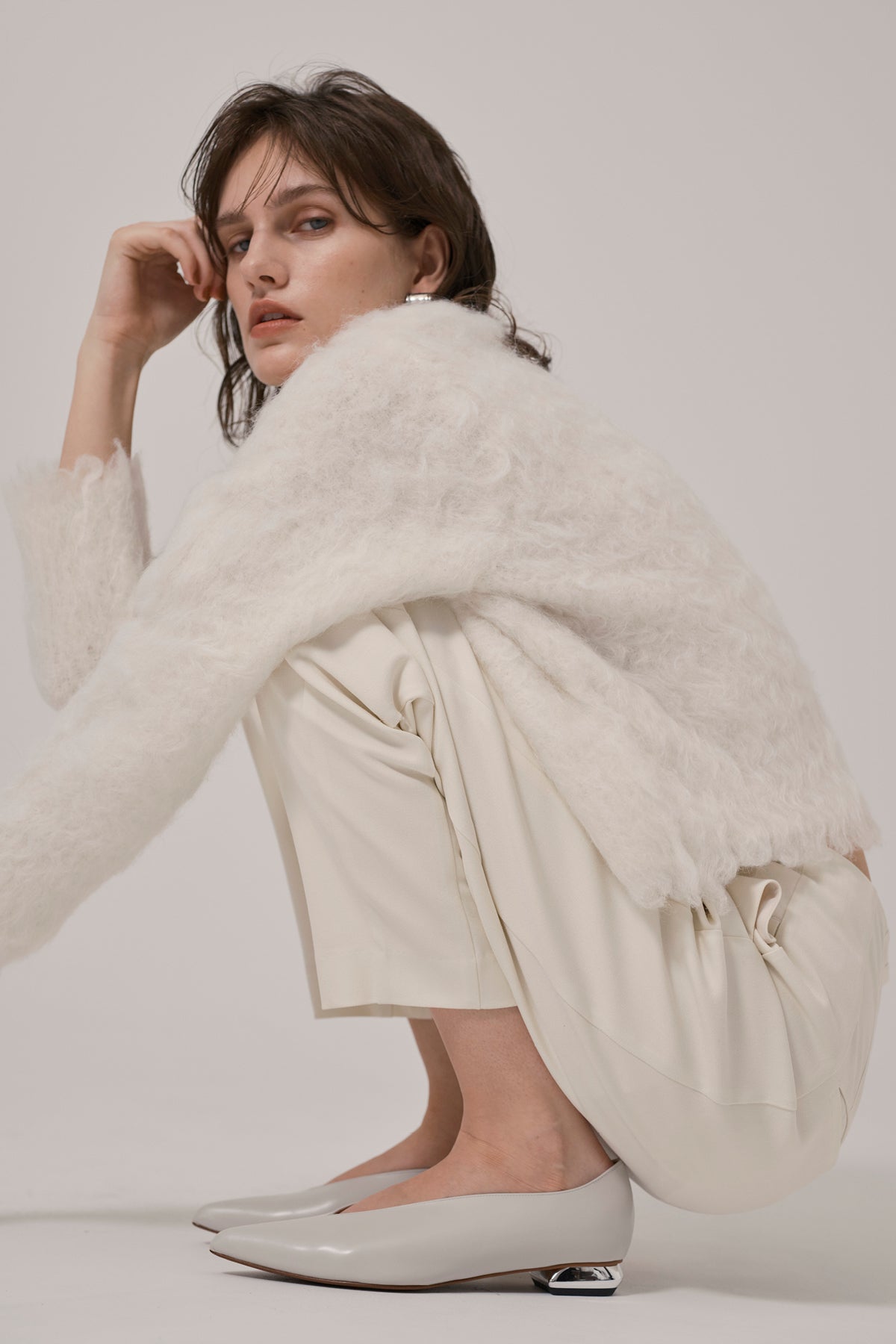 MIST SHAGGY MULTIWAY KNIT