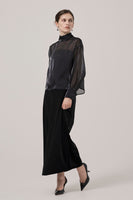 VEILED GLOW BLOUSE