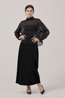 VEILED GLOW BLOUSE