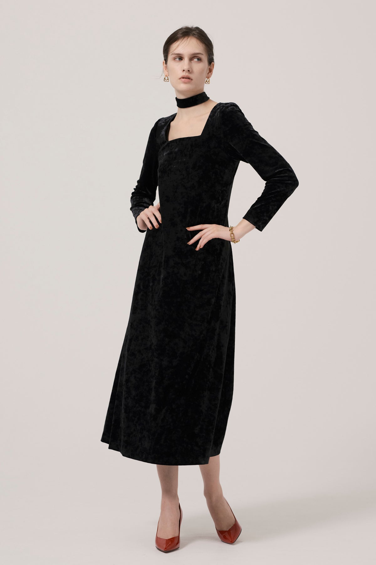 NOCTURNE CHOKER DRESS