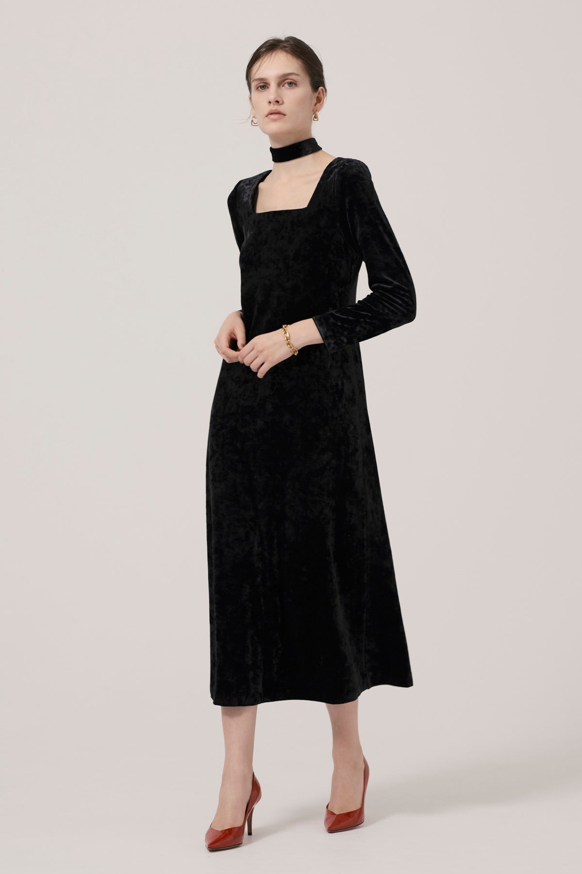 NOCTURNE CHOKER DRESS