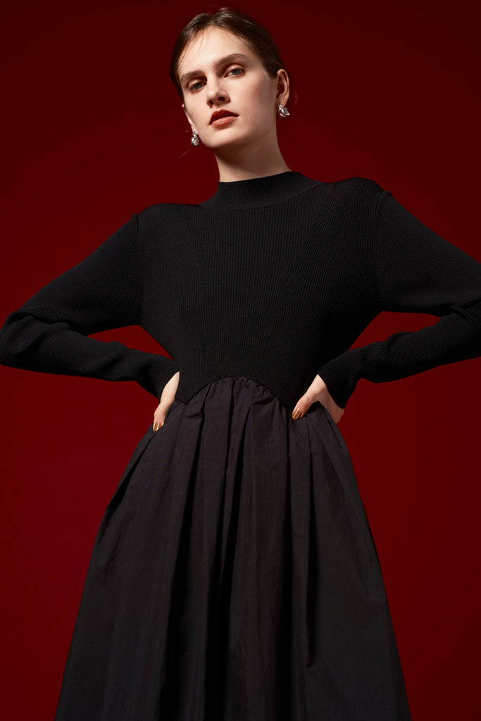 EMBLEM FLARE DRESS