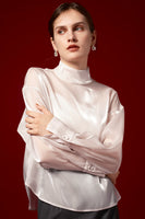 VEILED GLOW BLOUSE