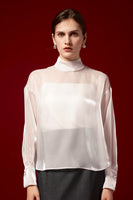 VEILED GLOW BLOUSE