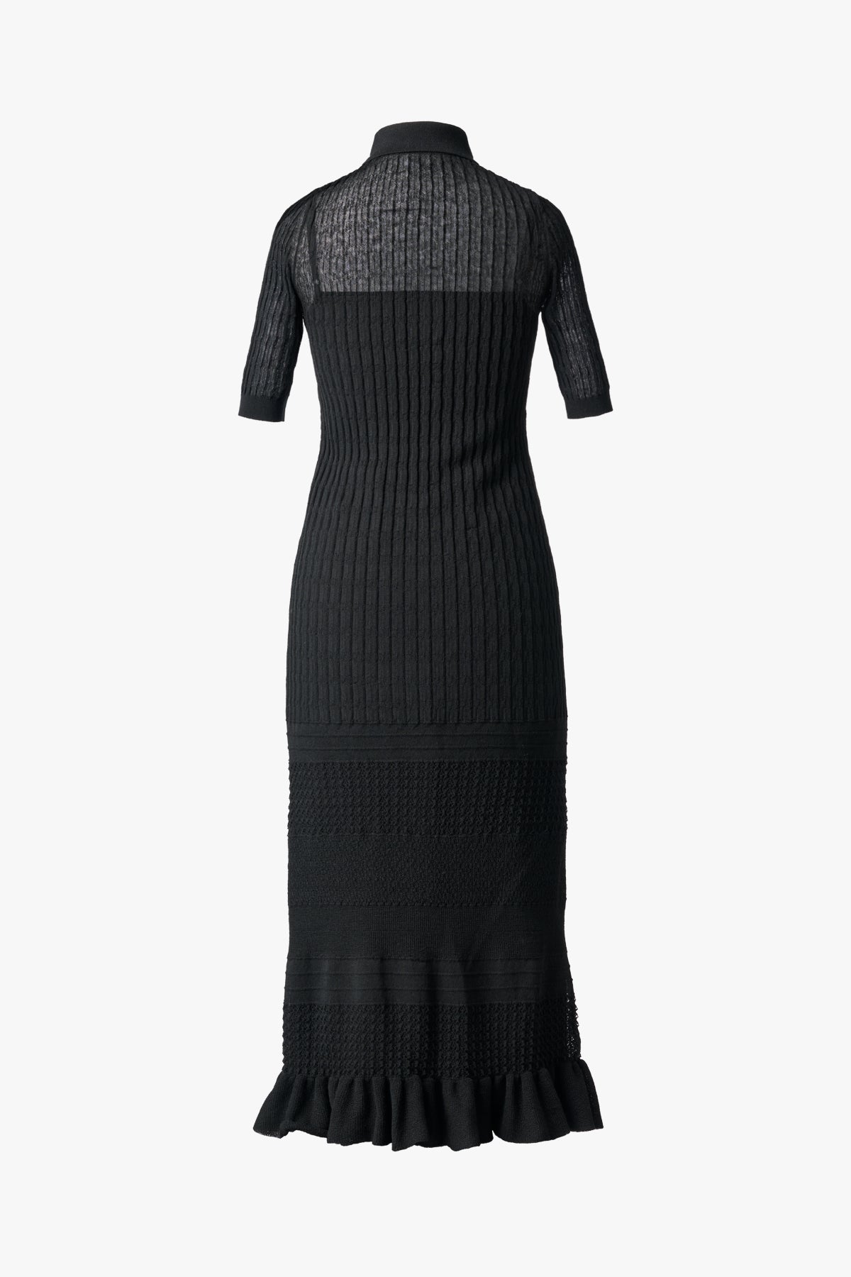 KNIT COMBI DRESS